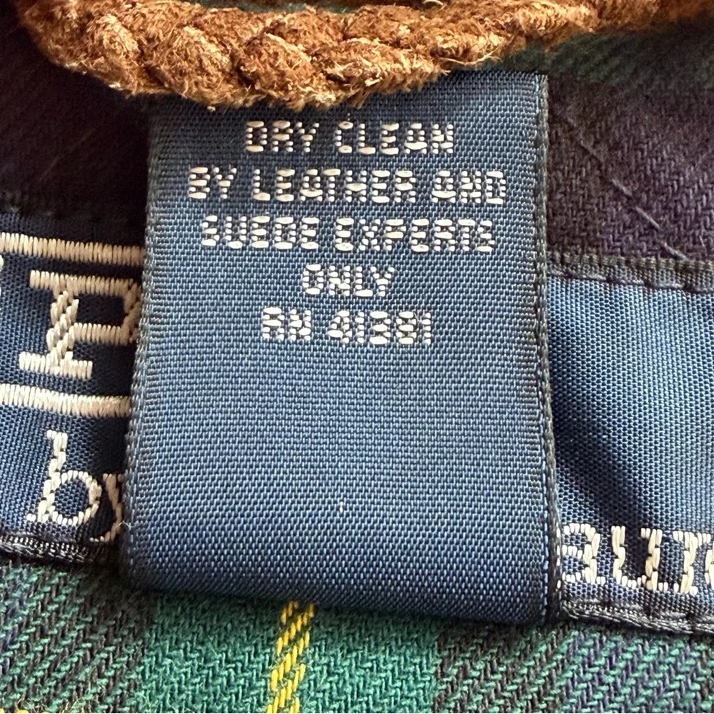 Polo‎ Ralph Lauren Brown Suede Field Jacket Plaid Lined Men’s XL